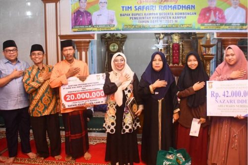 Wabup Misharti Safari Ramadhan di Masjid Al-Hikmah Desa Koto Tuo