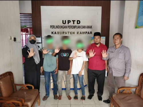 Anak Dibawah Umur Diamankan Satpol PP Kampar, Ternyata Ini Kesalahannya