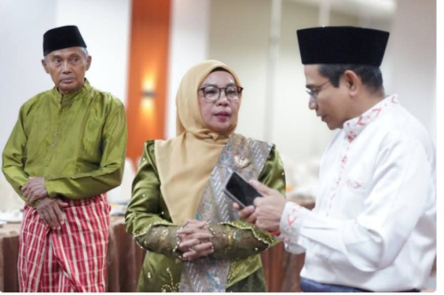 Wabup Misharti Hadiri Silaturahmi FKPMR di Pekanbaru