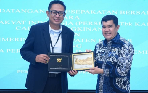 Pj. Sekda Teken Kesepakatan Layanan Perbankan bersama BRI