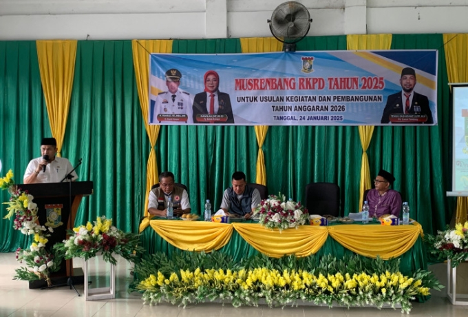 Anggota DPRD Kampar Firdaus Ikuti Musrembang di Tambang