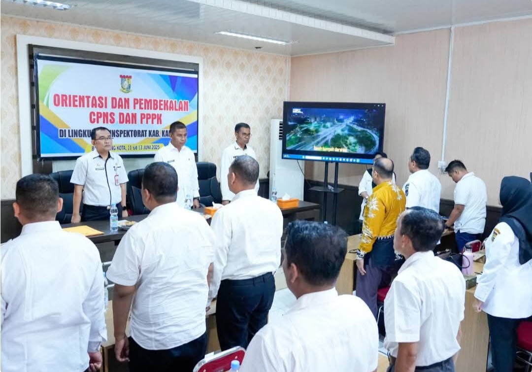 Bupati Ahmad Yuzar Buka Kegiatan Orientasi serta Pembekalan CPNS dan PPPK di Inspektorat